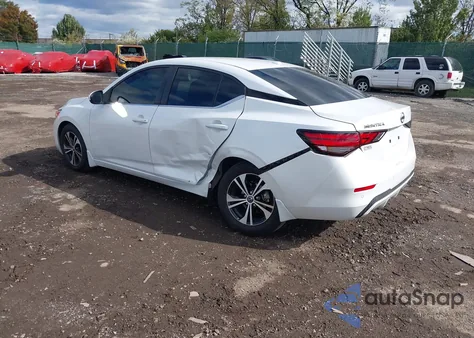 2022 Nissan Sentra Sv Xtronic Cvt z USA, uszkodzony, nr VIN 3N1AB8CV8NY206008